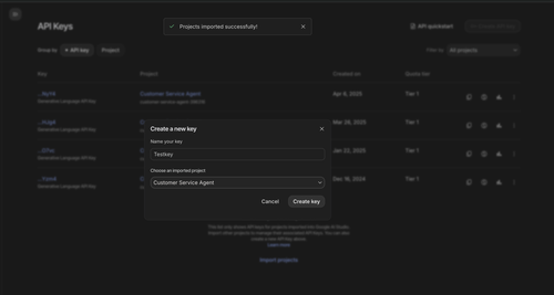 05 create api key with project.png
