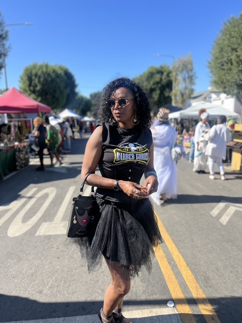 Barber Gurus event setup and signage