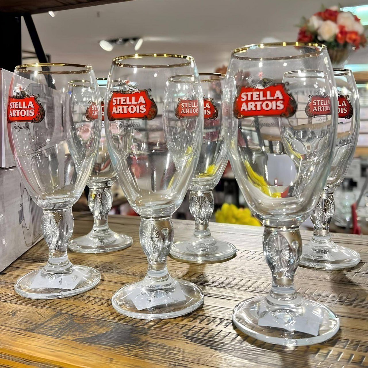 Taça Stella Artois Belgium, Taça de Vidro, Ruvolo 315ml 6pcs