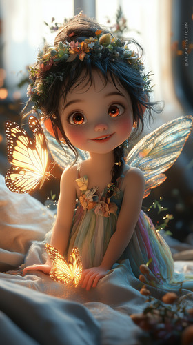 surajarts a cute little baby fairy in 3d animation style rosy c 9595e0eb 45ee 438b b045 addfb5a9b640.jpg