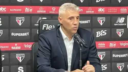 Crespo desabafa sobre pressão no São Paulo: diferenças entre Palmeiras e Flamengo pesam na estratégia do time