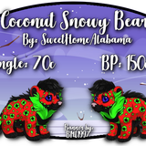 coconut snowy bear