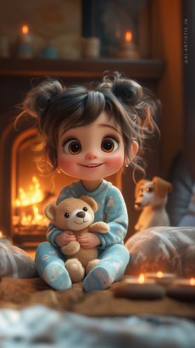surajarts a cute little baby girl in 3d animation style rosy ch 77278dff fe14 44ad 9392 02e5ab0b64e2.jpg