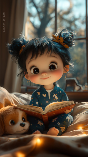surajarts a cute little baby girl in 3d animation style smiling 7c72fa3f fa2a 45c5 a0ae 9089f936a4bf.jpg