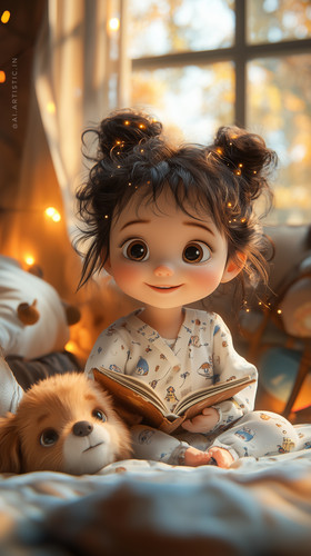 surajarts a cute little baby girl in 3d animation style smiling cf8169f9 836b 4edf 9aa9 7f25503702fb.jpg