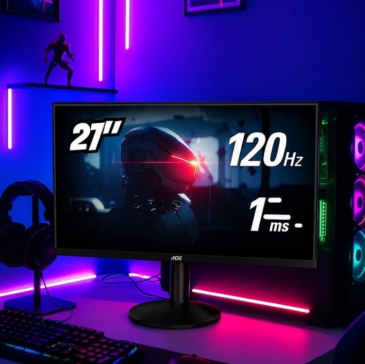Monitor AOC 27″ 120Hz 1ms Gaming IPS Adaptive-Sync 27B35H