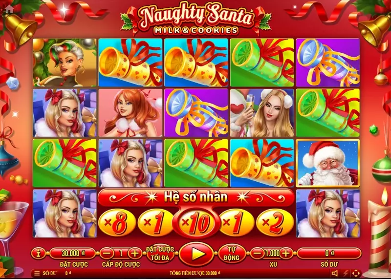 Slot Games : Naughty Santa