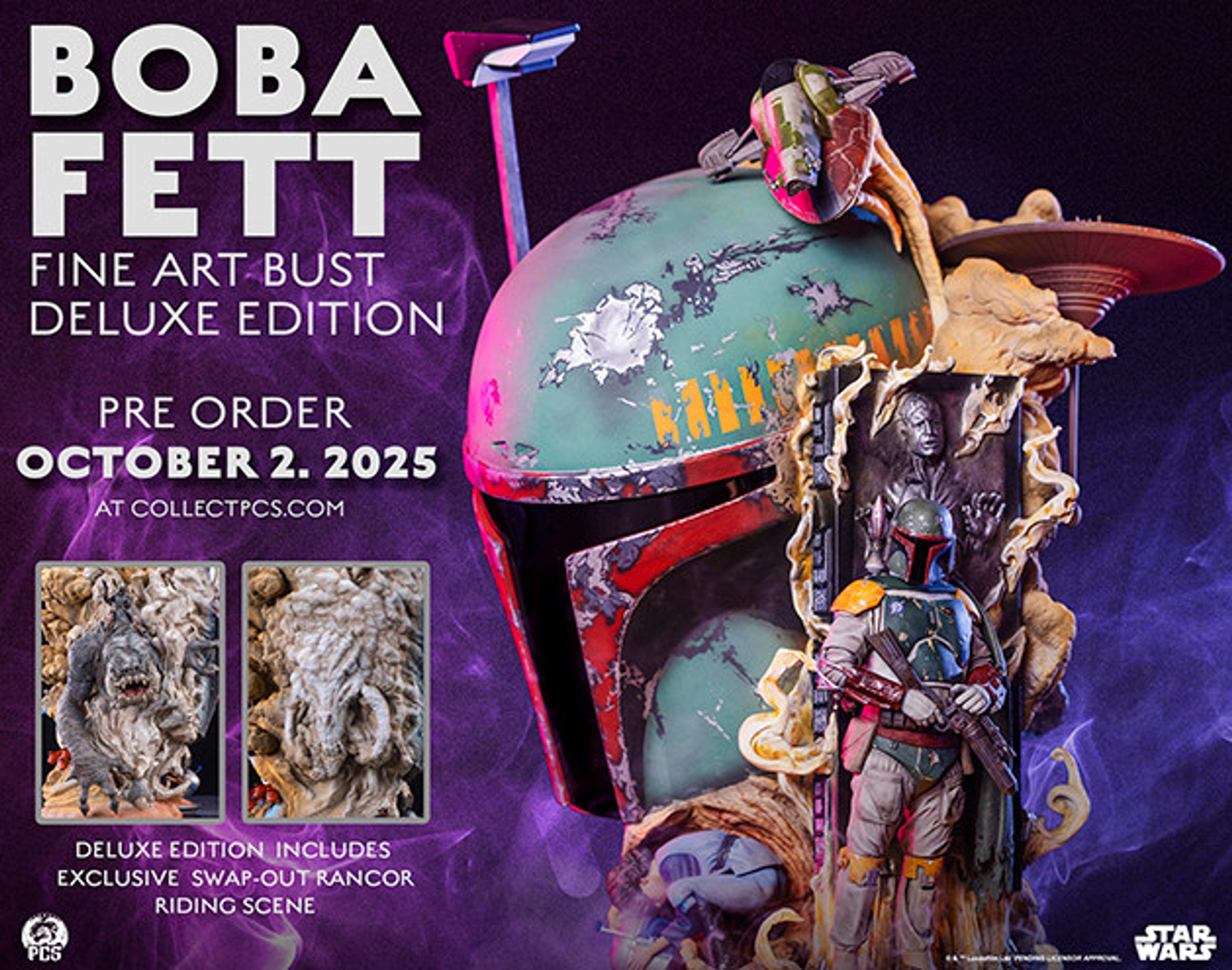 Boba Fett Busts Back in Style with PCS Fine Art Duo Boba Fett Busts Back in Style with PCS Fine Art Duo