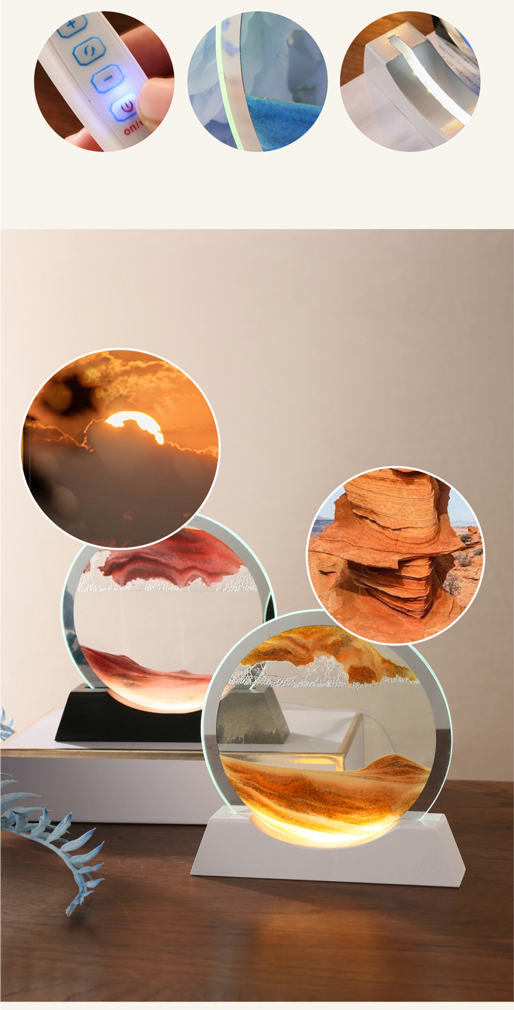 3D Quicksand Table Led Lamp Image 5