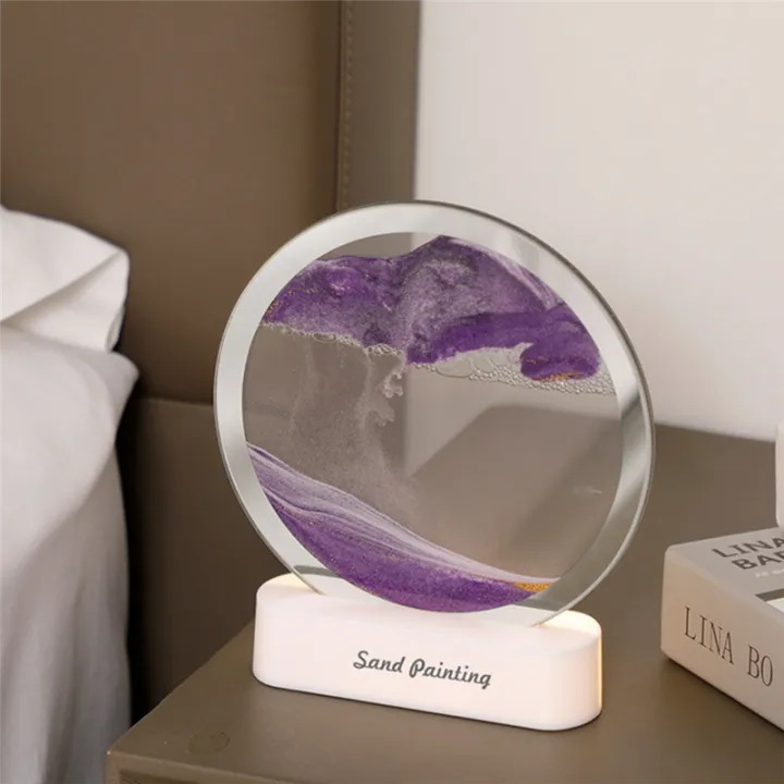 3D Quicksand Table Led Lamp Image 1