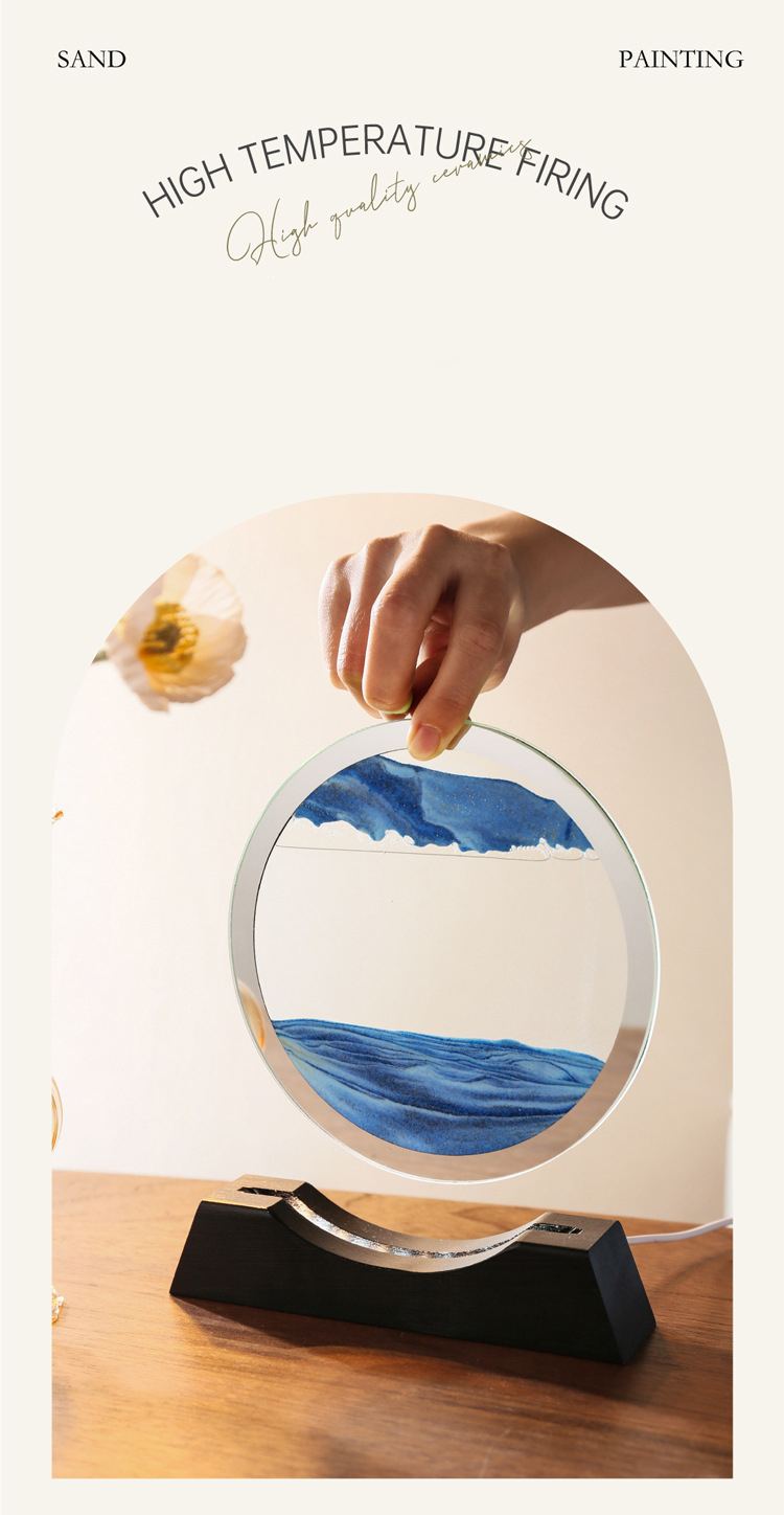 3D Quicksand Table Led Lamp Image 4