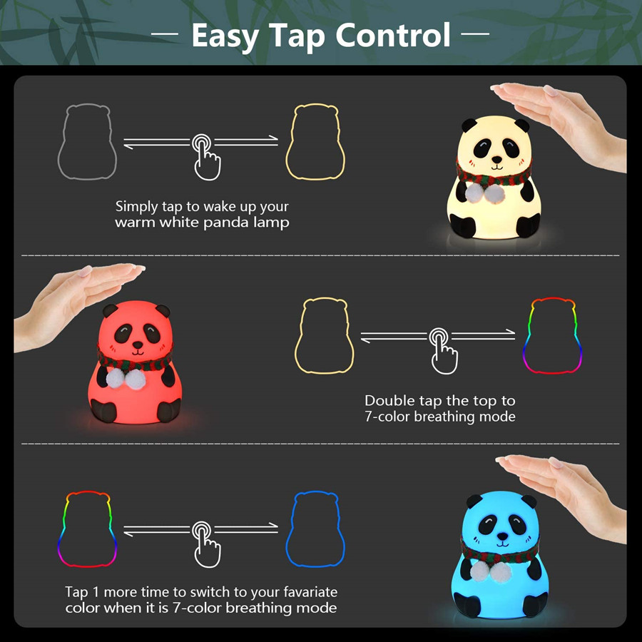 Panda Night Light 7