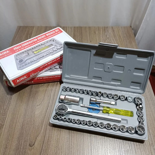 Kit Chaves Jogo Catraca Reversível Soquetes 40 Peças Maleta.jpg
