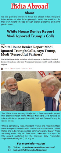White House Denies Report Modi Ignored Trump’s Calls.jpg