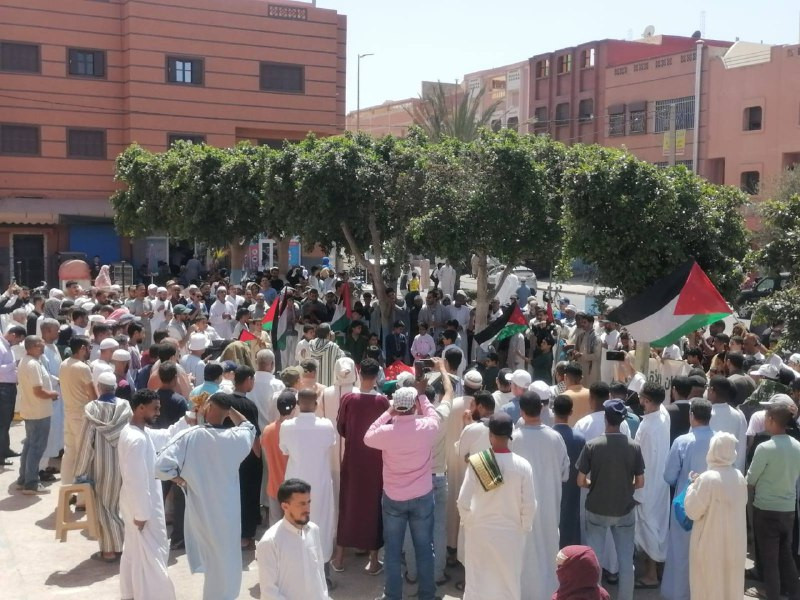 95 مظاهرة في 56 مدينة بالمغرب؛ إسنادًا لغزة وتنديدًا بحرب التجويع والإبادة التي يشنها الاحتلال....