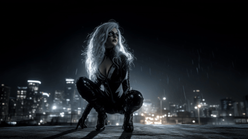 u1287855275 Felicia Hardy the Black Cat on a rooftop at night 51ba5919 25b8 4822 9220 a382bdc95b03 2.gif