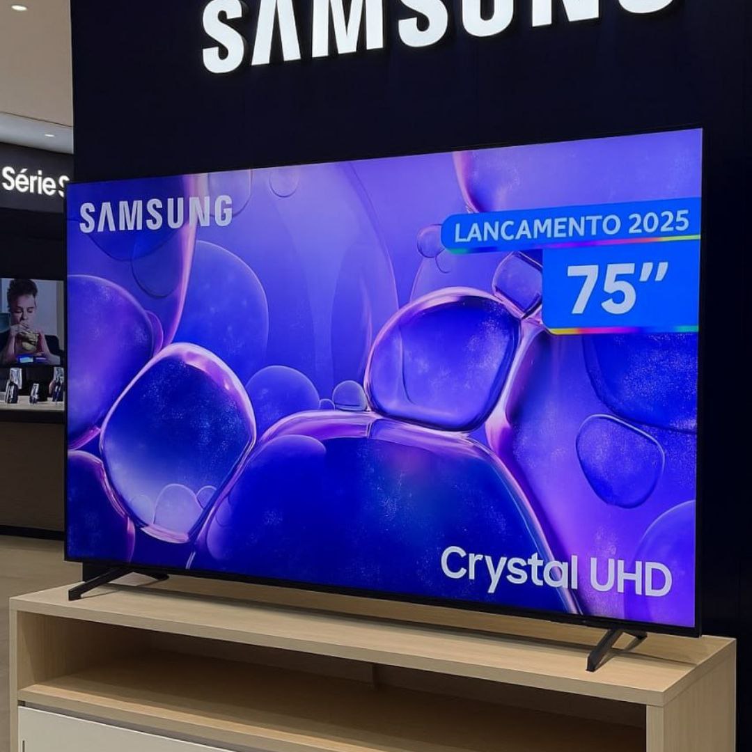 Samsung Smart TV 75″ Crystal UHD 4K U8100F 2025