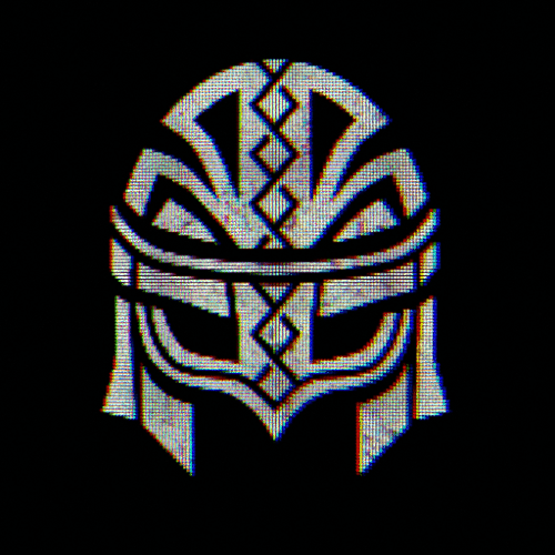 DRC Viking Logo - Pixel Glitch Animation.gif