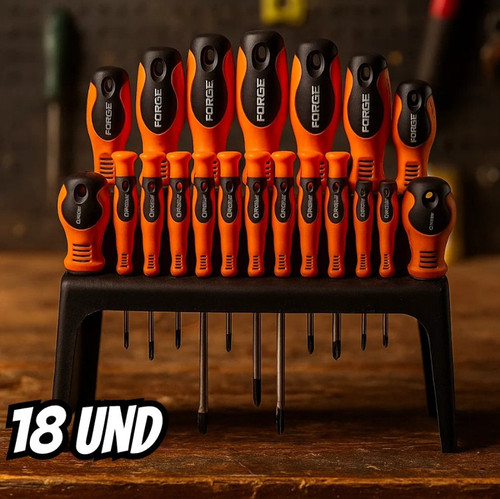 Jogo De Chave De Fenda phillips Com 18 Peças Fortgpro Fg8191.jpg