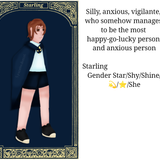 Starling Card w/ Text