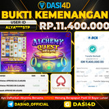 BUKTI KEMENANGAN 29 SEPTEMBER  2025 DI ALCHEMY QUEST JACKPOT RP.11.400.000