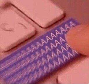 freaking out meme image