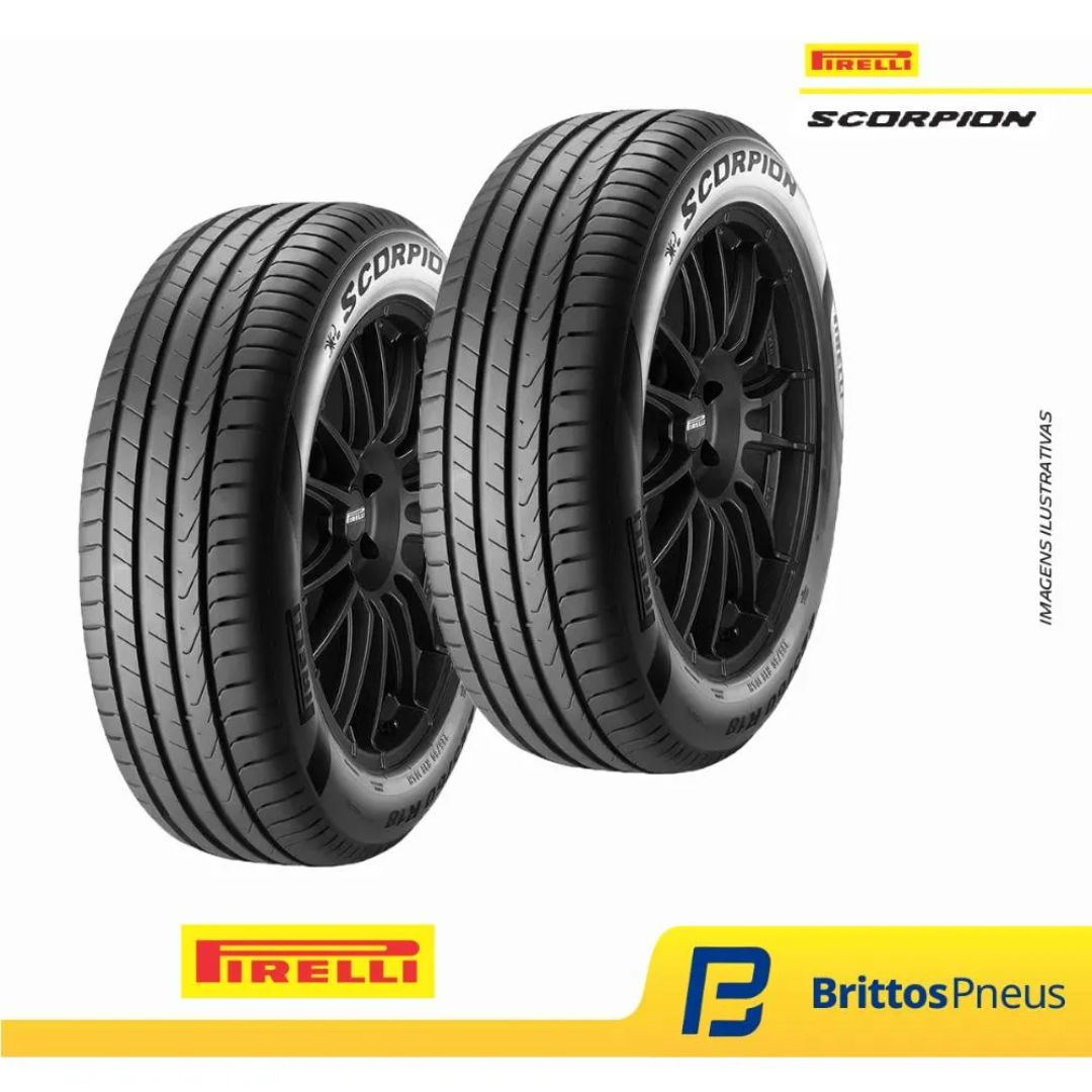 Kit 2 Pneus Pirelli Aro 17 Scorpion 205/55 R17 V