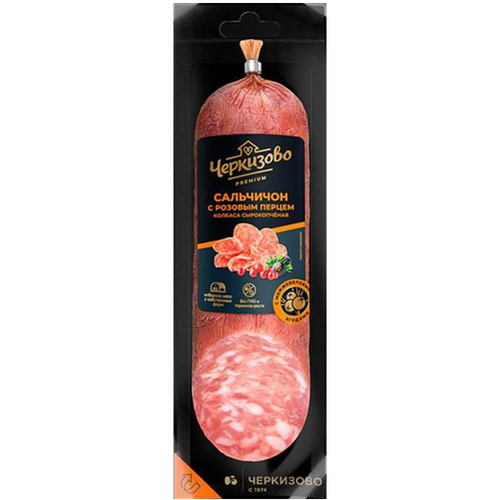 4605025033208 300745 КОЛБАСА ЧЕРКИЗОВО САЛЬЧИЧОН С РОЗОВЫМ ПЕРЦЕМ С К СРЕЗ 300ГР В У.png