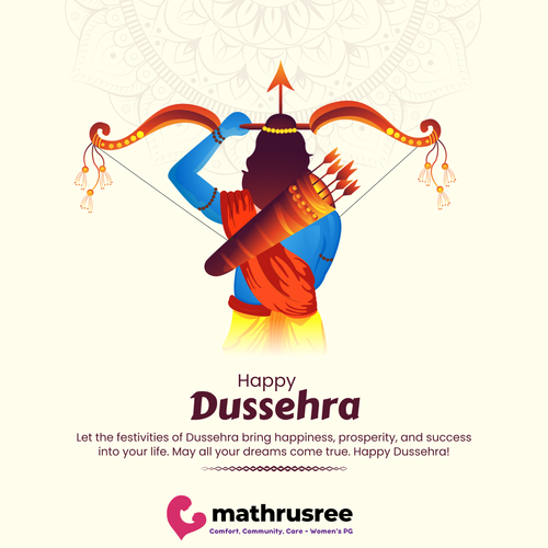Celebrate the spirit of victory and new beginnings this Dussehra! 🌼✨