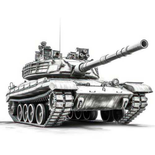 t avenger main battle tank isolated white created generative ai big tank big gun t avenger main batt.jpg