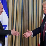 US President Donald Trump and Israeli Prime Minister Benjamin Netanyahu k9ef3rmcQe YcE4hi