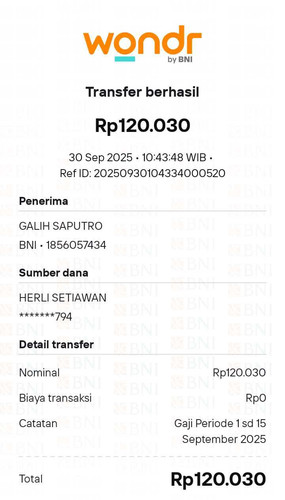 Gaji 1 15 september 2025 GALIH S.jpg