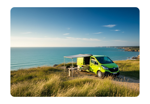 van aménagé renault trafic III Yoni océan Vanzon Explorer.png