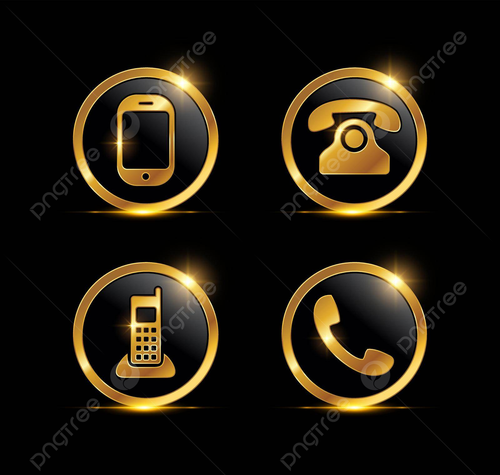 pngtree golden phone call icon vector sign information communication telephone vector png image 1273.png