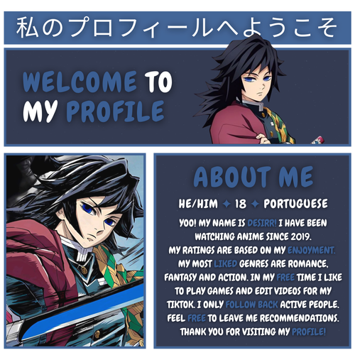YOO! MY NAME IS DESIRR! I HAVE BEEN WATCHING ANIME SINCE 2019. MY RATINGS ARE BASED ON MY ENJOYMENT..png