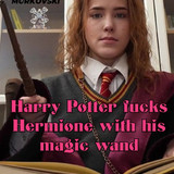 Harry-Potter-fucks-Hermione-with-his-magic-wand