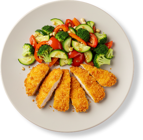 1. Chicken Strips with Stir Fried Vegetables.png
