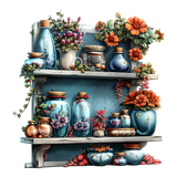 Blue Spring Element (65)