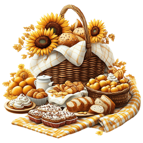 Picnic Among Sunflowers Element (117).png