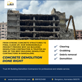 Koramangala Concrete Demolition Completed.