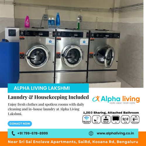 Fresh laundry and daily cleaning done for you.