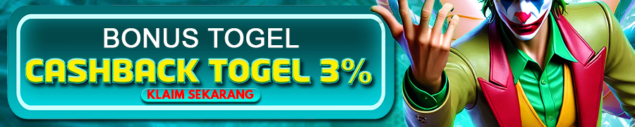 BERSIH4D Bonus Cashback Mingguan 3% (khusus togel)