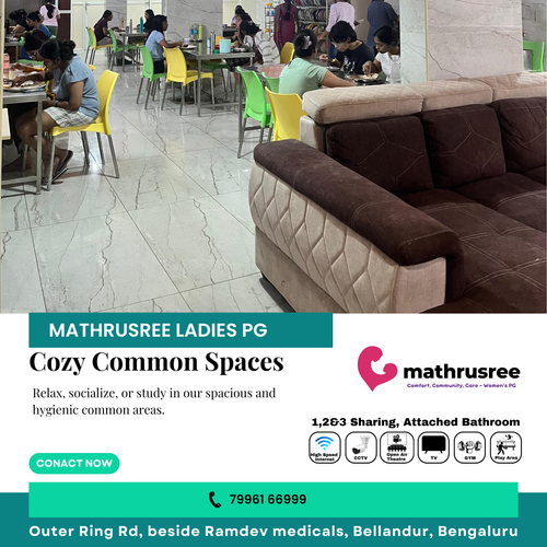 Residents at the best women PG in Bellandur.png