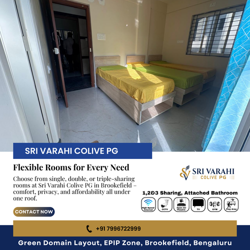 Your perfect room is waiting at Sri Varahi Colive PG in Brookefield.
