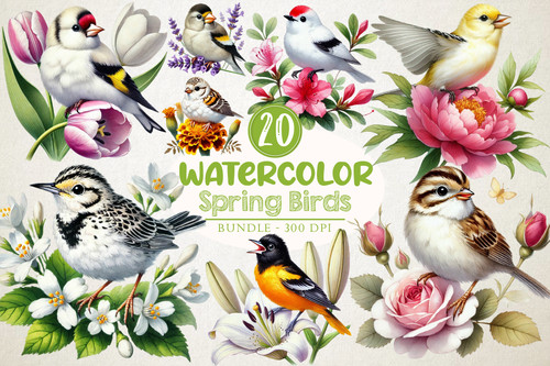 Spring Birds Sublimation Clipart 113321223.jpg