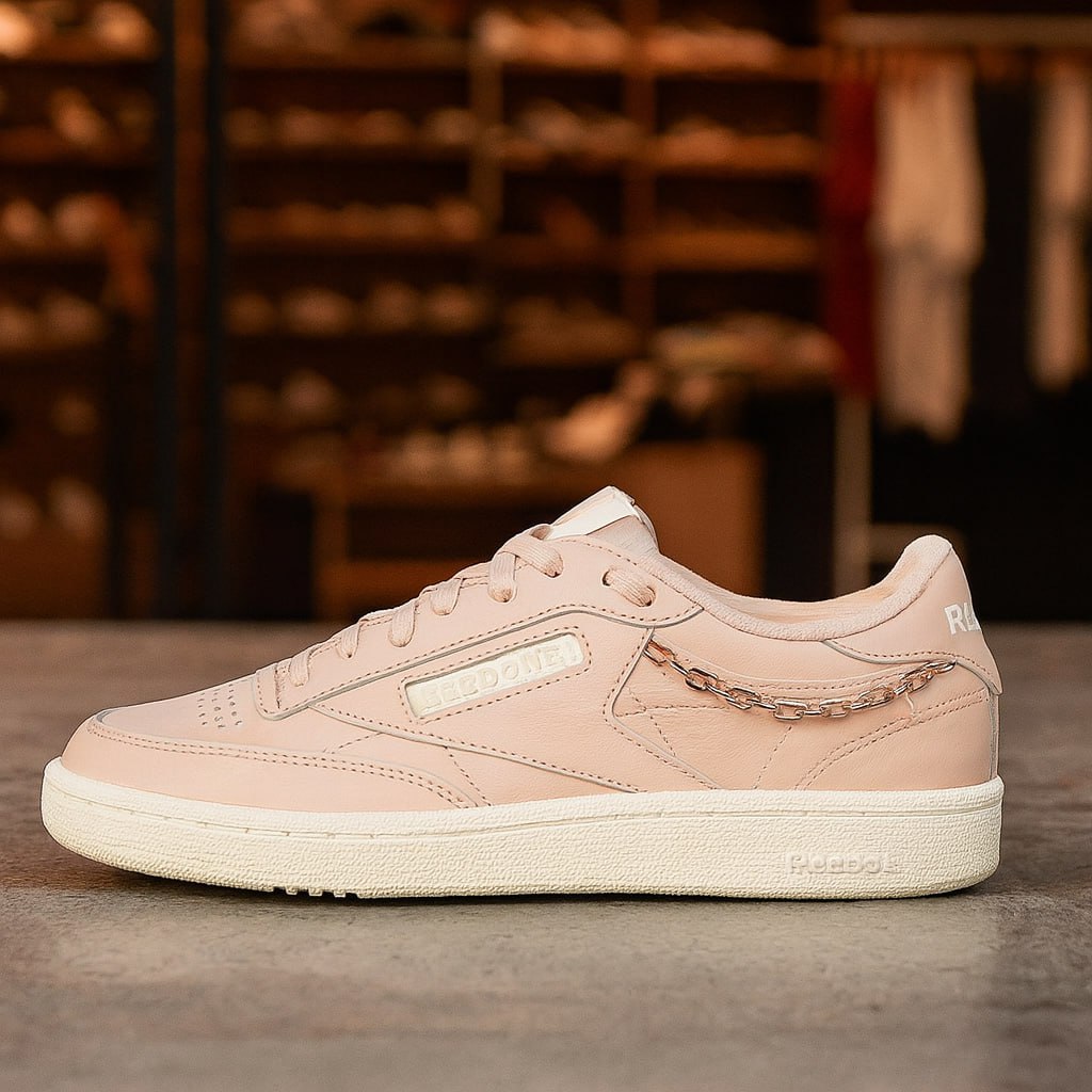 Tênis Reebok Club C 85 Feminino – Rosa Claro