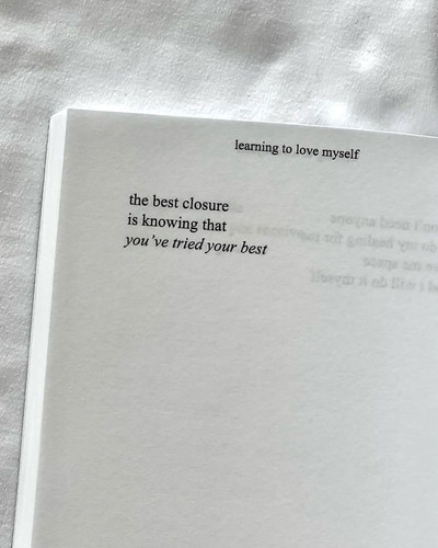 You Did Your Best.