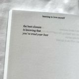 You Did Your Best.