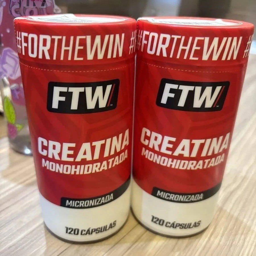Creatina Monohidratada Micronizada Pote 120 Cápsulas – FTW