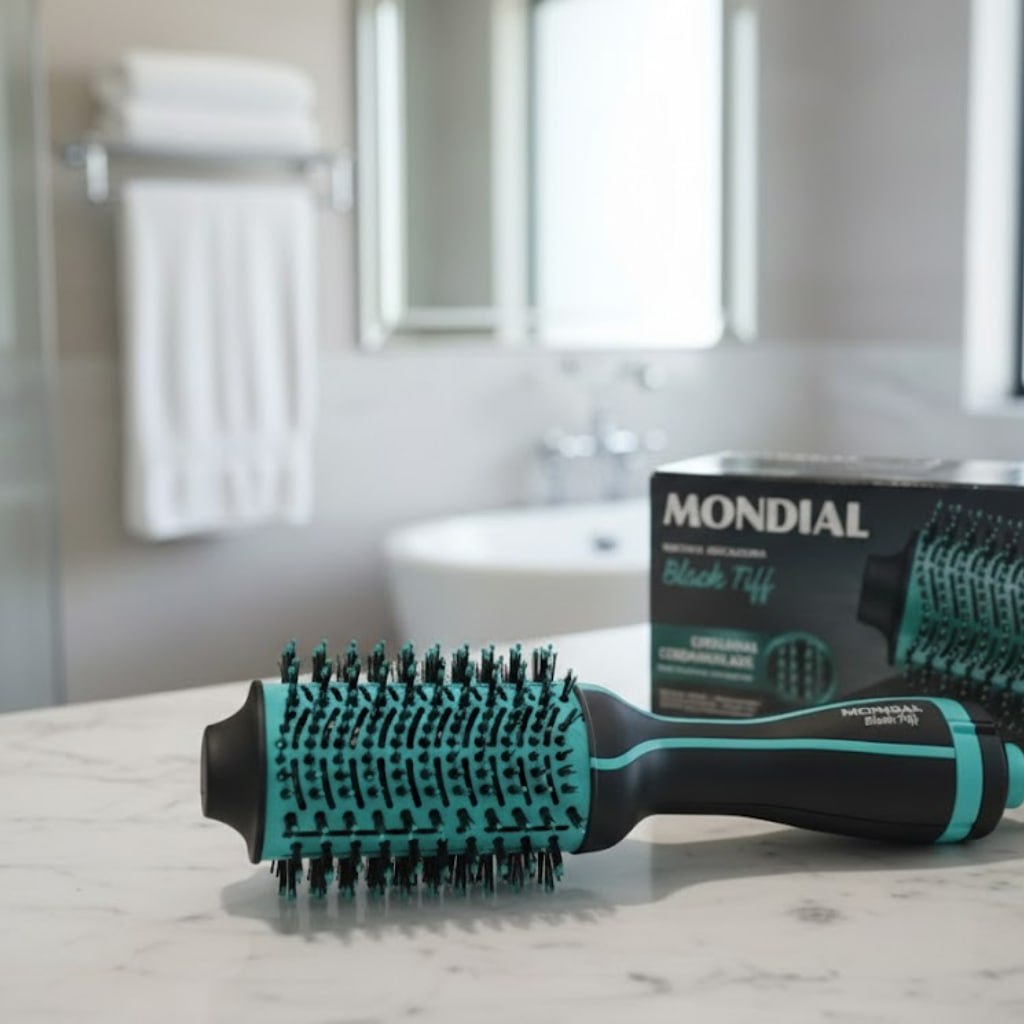 Mondial ES-16 Secadora/AlisadoraCor Preto/Azul 1200 W